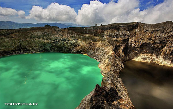 دریاچه های سه رنگ اندونزی 1